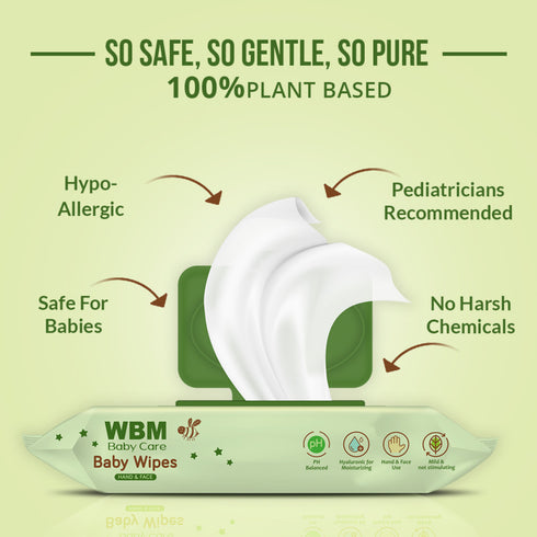 Baby Wipes 48 Sheet Per Pack| WBM BABY CARE